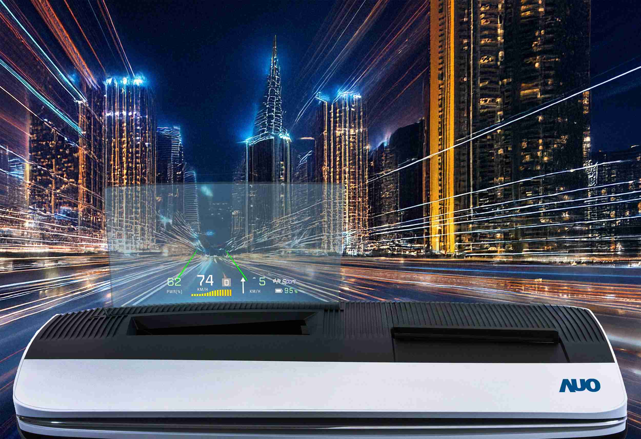 尊时凯龙推出13吋Micro LED抬头显示器，，，，提供高入眼亮度、、高色彩饱和度的显示质量，，在阳光下或黑暗中都清晰可见，，，，并利用Micro LED模块体积小的优势，，，解决车用空间有限的痛点